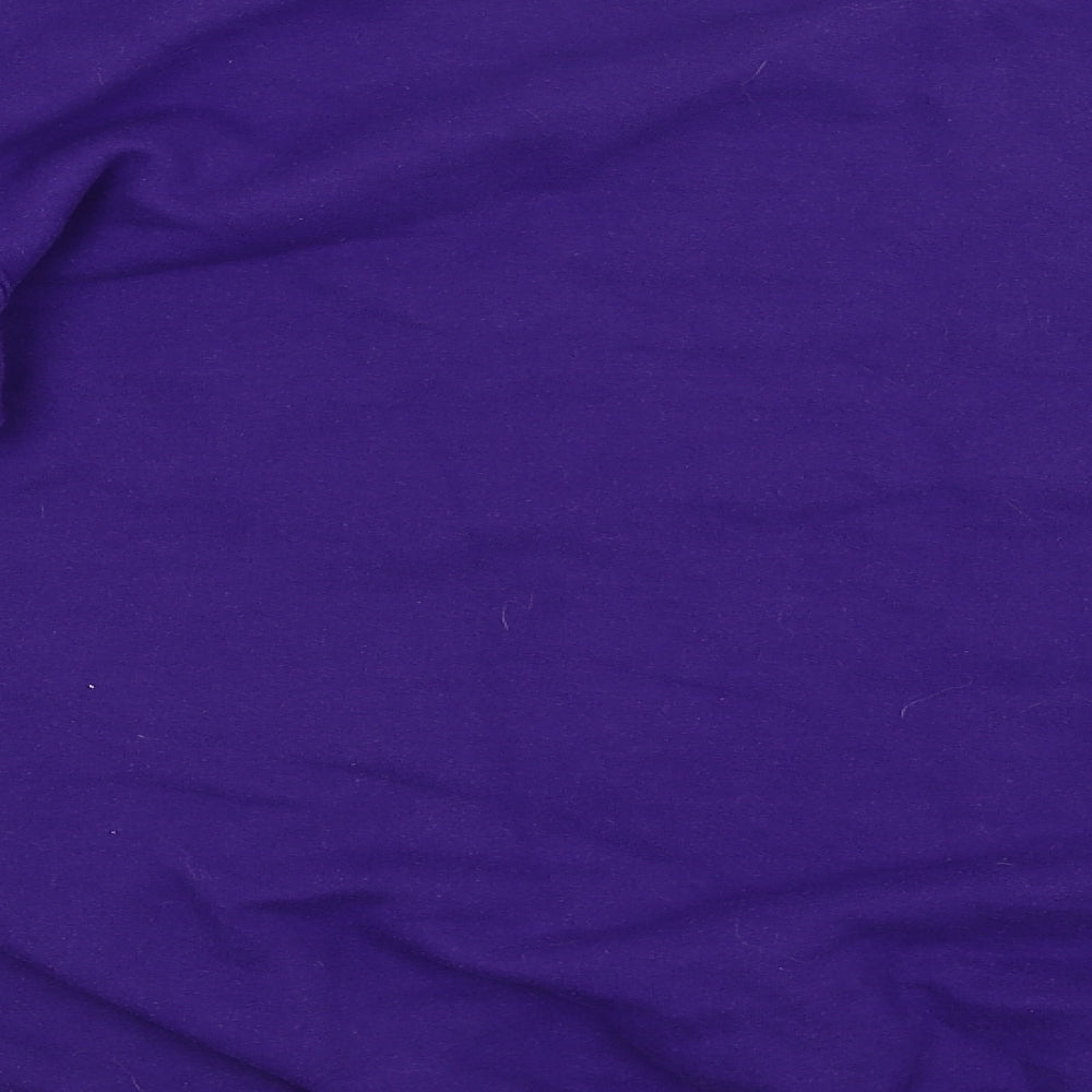 Gildan Mens Purple Pullover Jumper Size L