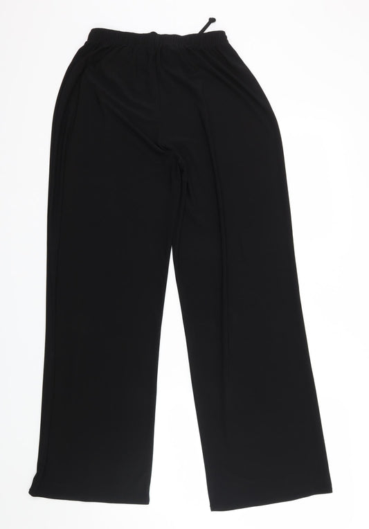 Mia Moda Womens Black Dress Pants Trousers Size 14 L30 in