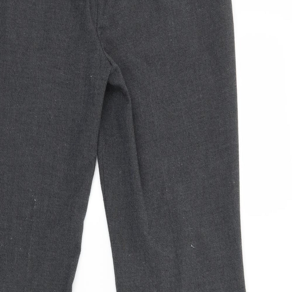 Soon Womens Grey Trousers Size 14 L28 in