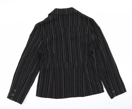 Womens UK Size 14 Preworn Black Jacket