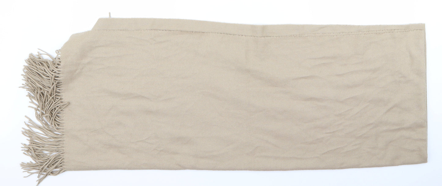 Front view of Preworn unisex brown scarf