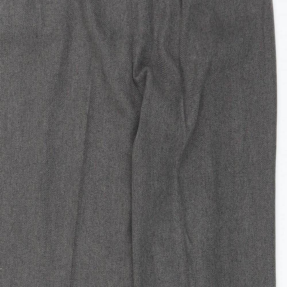 Womens UK Size 12 BM Regular Fit Grey Trousers