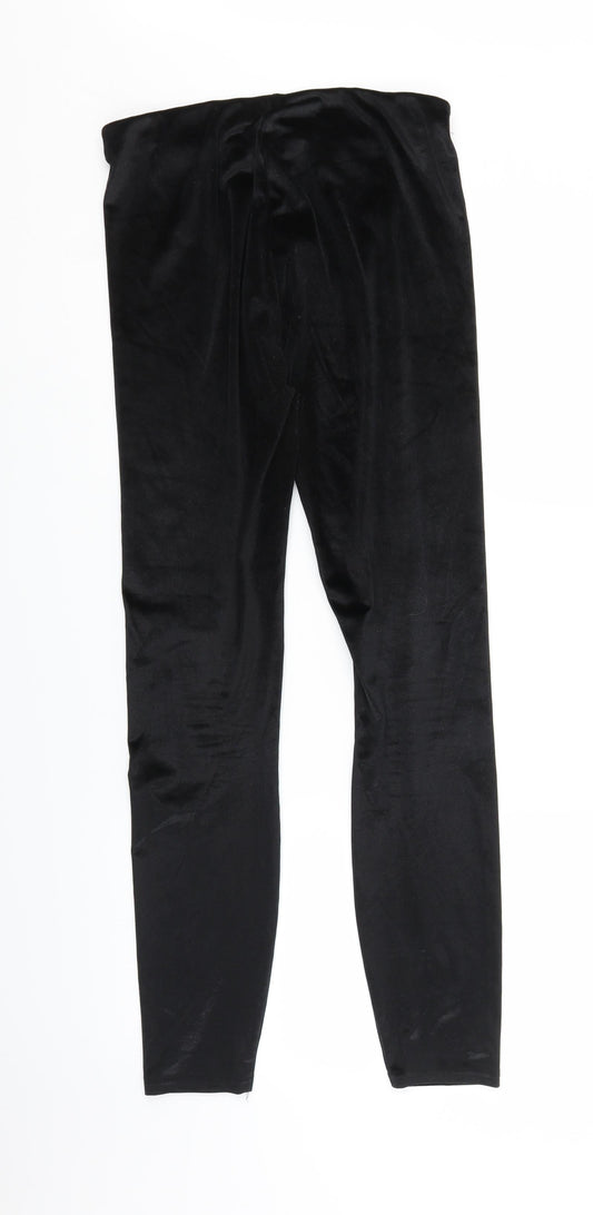 New Look Womens Black Trousers Size 12 L25 in