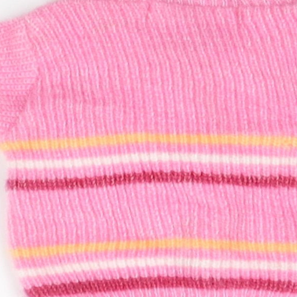 J.D. Baby gift set Girls Pink Striped Knit Cardigan Jumper One Size