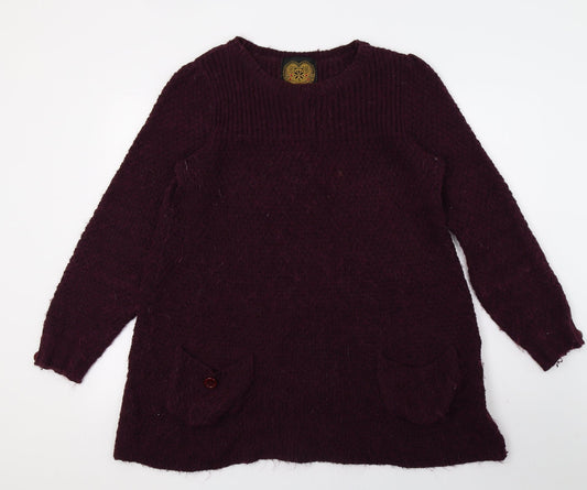 NEXT Womens Purple Knit Pullover Jumper Size 12