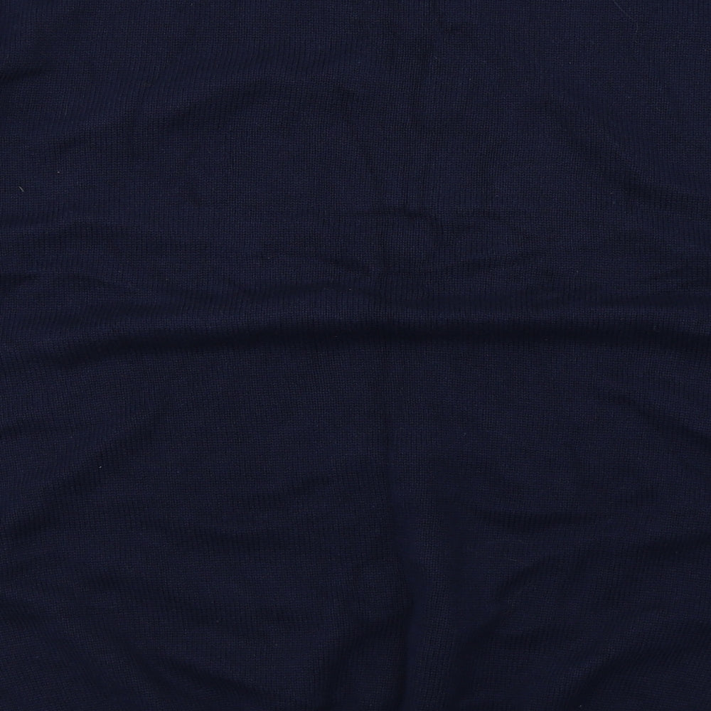 Lincoln Mens Blue Knit Pullover Jumper Size 2XL