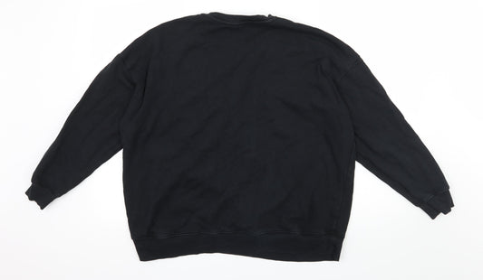 Womens UK Size 18 ASOS Black Pullover Sweatshirt