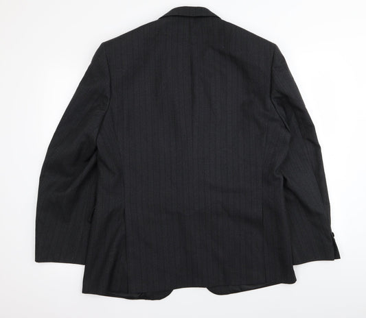 Mens UK Size 42 Varteks Regular Black Suit Jacket