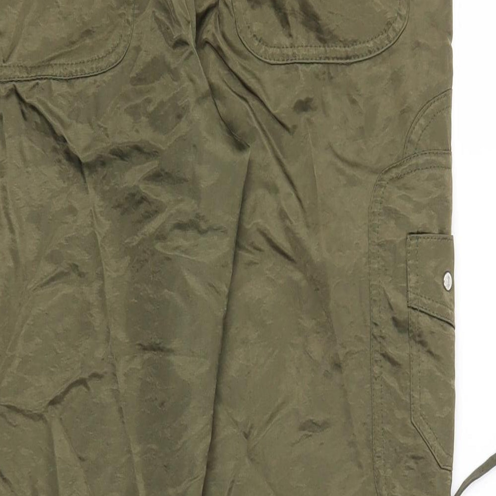 Masters Womens Green Trousers Size 12 L22 in