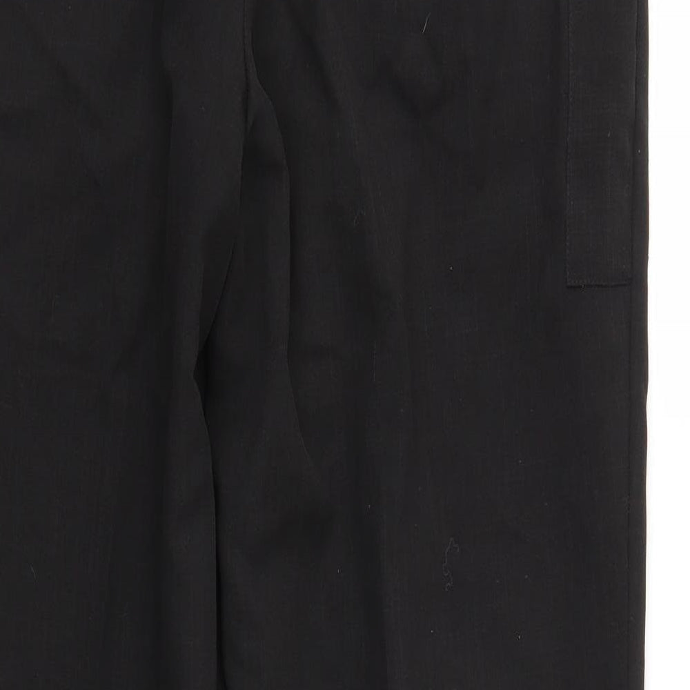 Dimensions Mens Black Trousers Size 32 L29 in