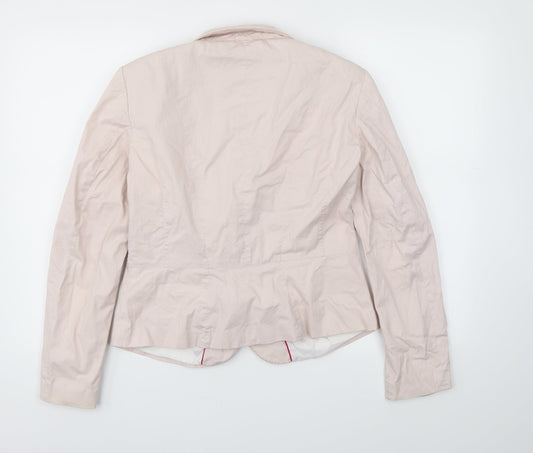 H&M Womens Pink   Jacket Blazer Size 10