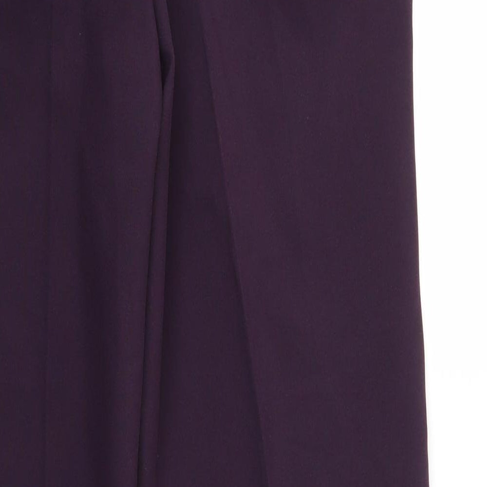F&F Womens Purple Trousers Size 10 L29 in
