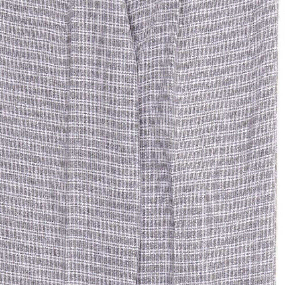 M&S Womens Purple Trousers Size 10 L29 in - Stretch waistband