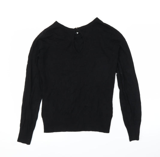 Very Womens Black Pullover Jumper Size 10