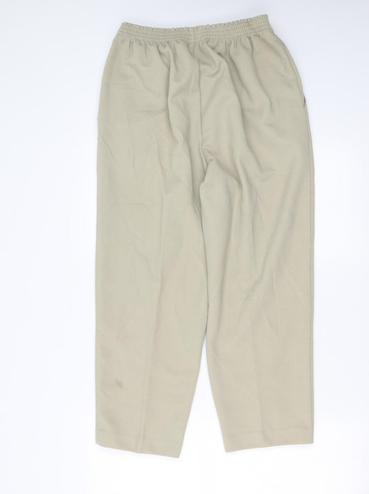 St michael Womens Beige Trousers Size 18 L24 in