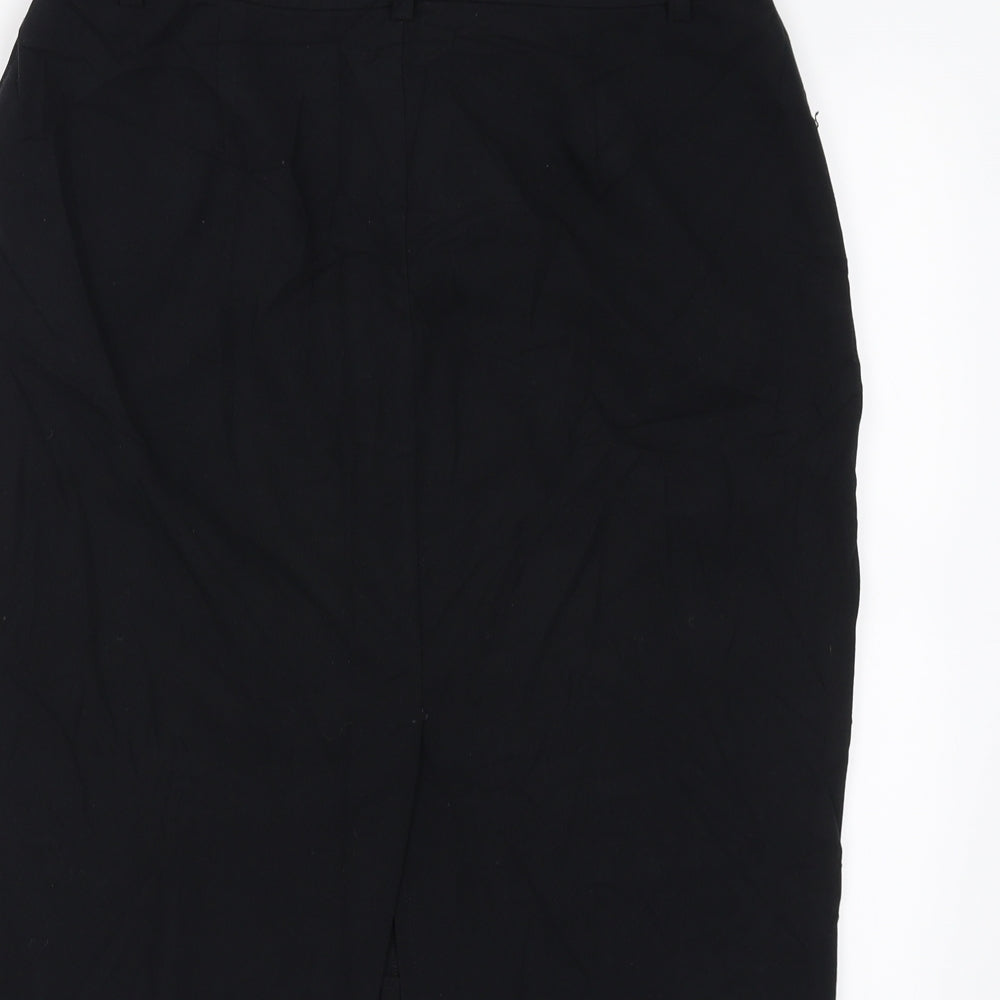 Marks and Spencer Womens Black Straight & Pencil Skirt Size 10