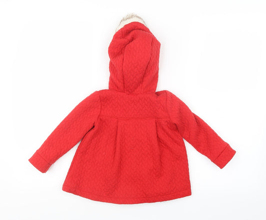 Cynthia Rowley Girls Red Jacket Size 9-12 Months