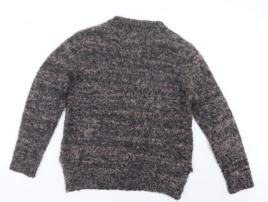 AKD A WEST Womens Pink Knit Pullover Jumper Size 12