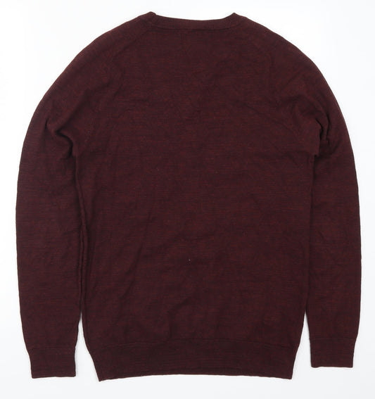 NEXT Mens Red Pullover Jumper Size S