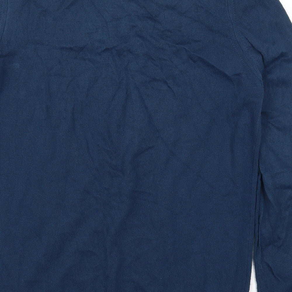 River Island Mens Blue Pullover Jumper Size M