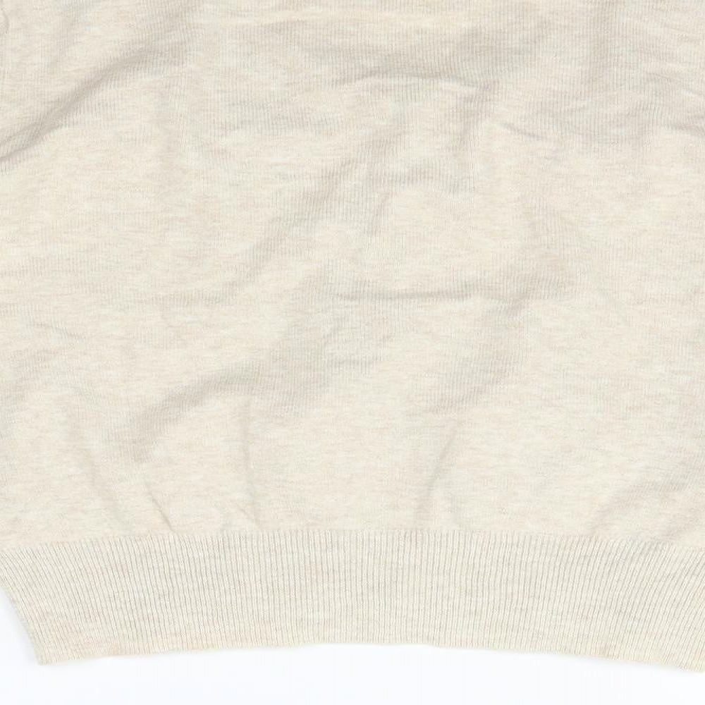BE BEAU Womens Beige Cardigan Jumper Size 14 - perl detail