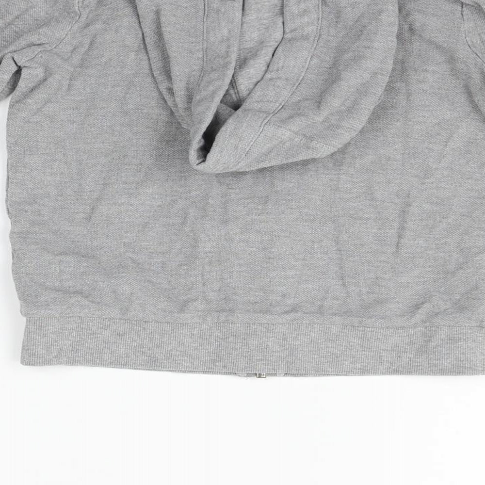 TU Girls Grey Full Zip Jumper Size 7 Years