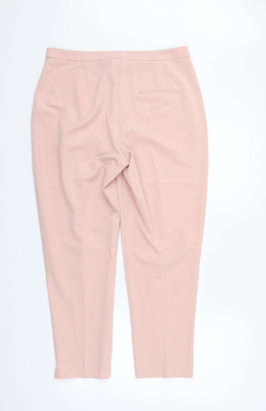 New Look Womens Orange Sweatpants Trousers Size 14 L27 in
