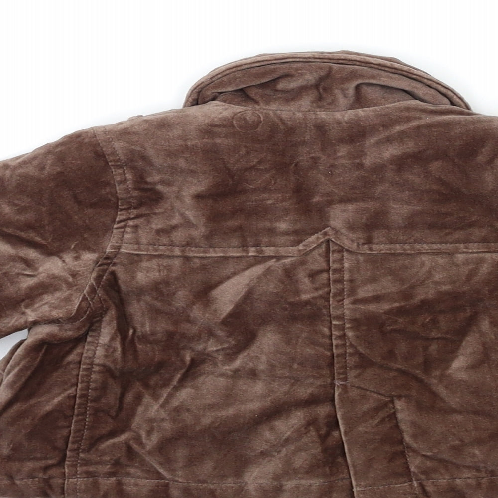 Mothercare Baby Brown Ramie Jacket Size 3-6 Months