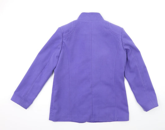 Womens UK Size 12 Northmoor Blue Overcoat