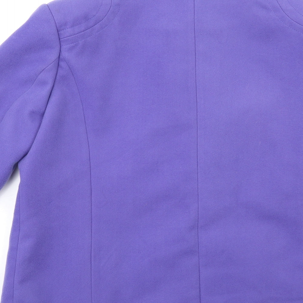 Womens UK Size 12 Northmoor Blue Overcoat