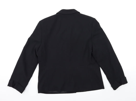 Marks and Spencer Womens Black   Jacket Suit Jacket Size 14