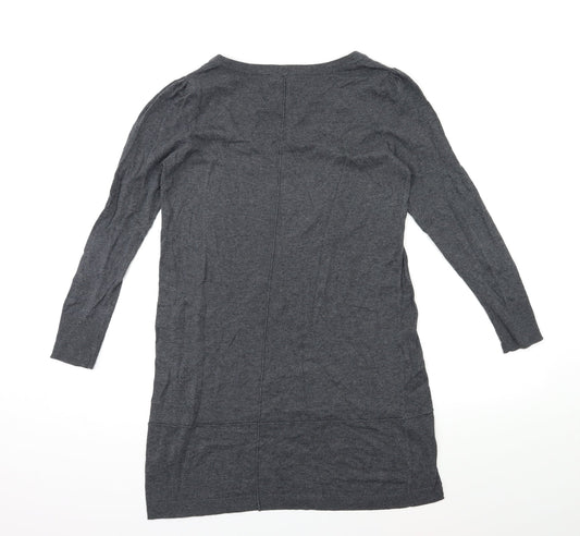 GREAT PLAINS Womens Grey Jumper Dress Size M