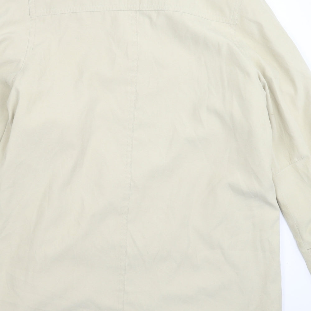 Ensign Womens Beige Jacket Coat Size 12