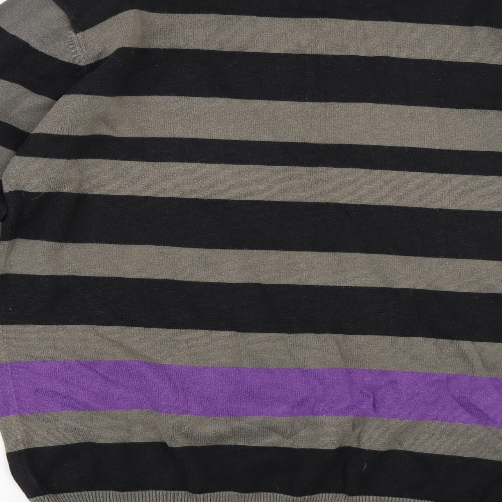 Preworn Mens Beige Striped Jumper Size S