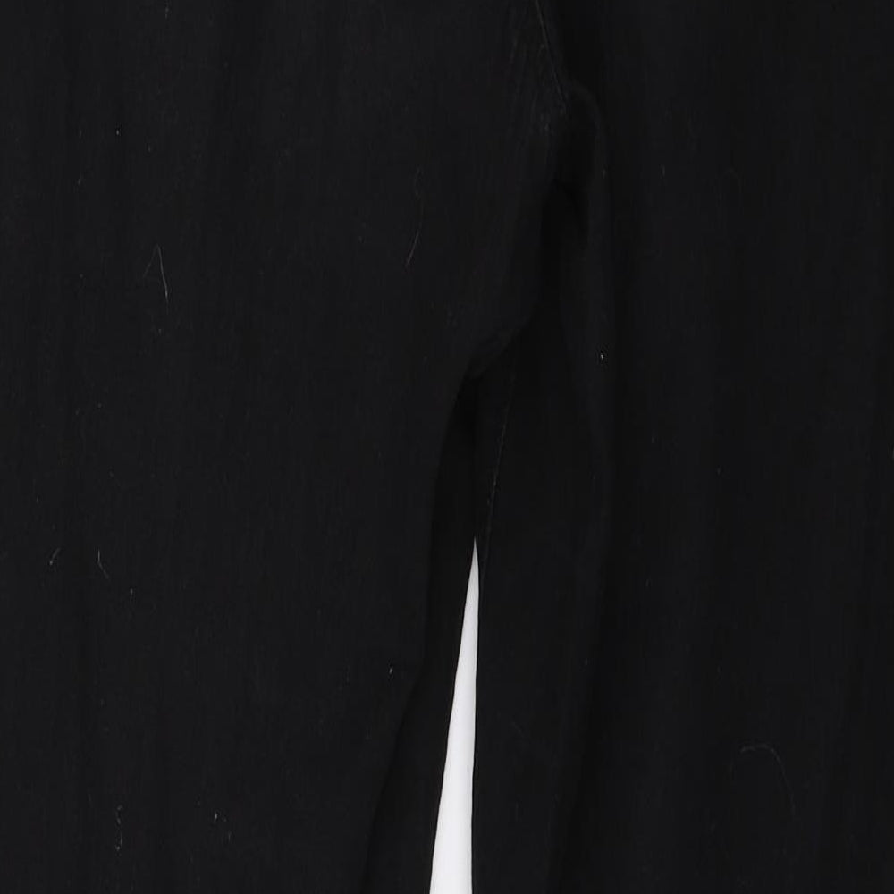 Denim & Co. Womens Black Denim Skinny Jeans Size 10 L27 in