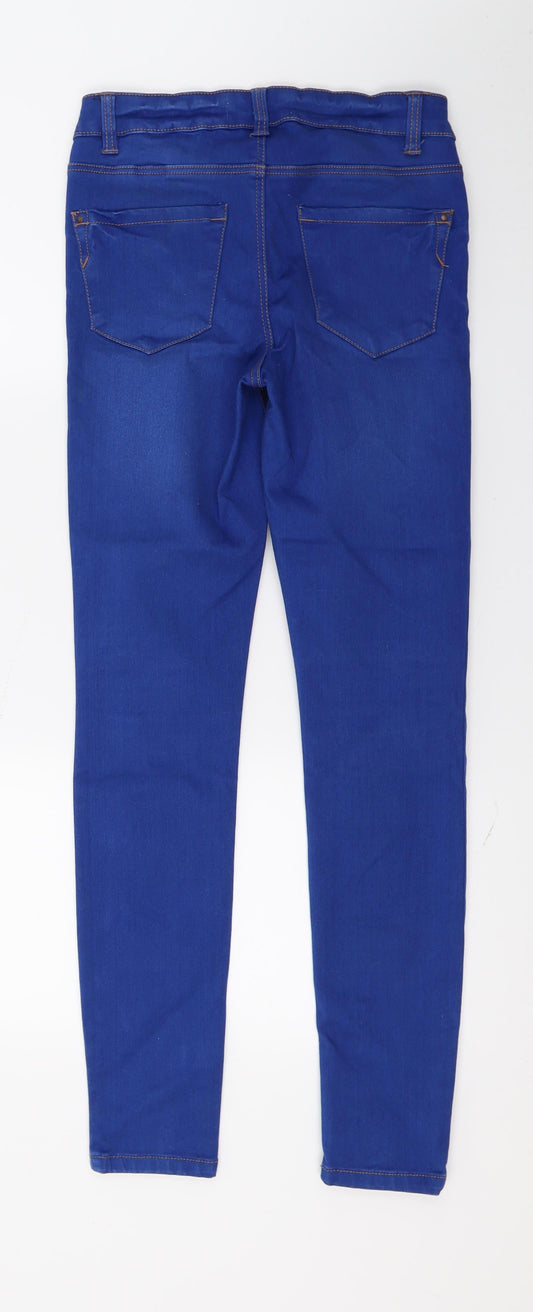 New Look Womens Blue Denim Skinny Jeans Size 6 L29 in