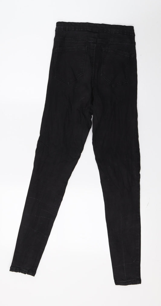 Denim & Co. Womens Black Denim Skinny Jeans Size 12 L29 in