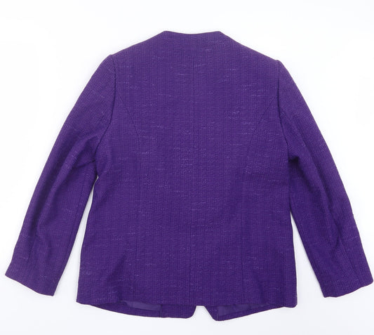 Womens UK Size 14 EWM Purple Jacket