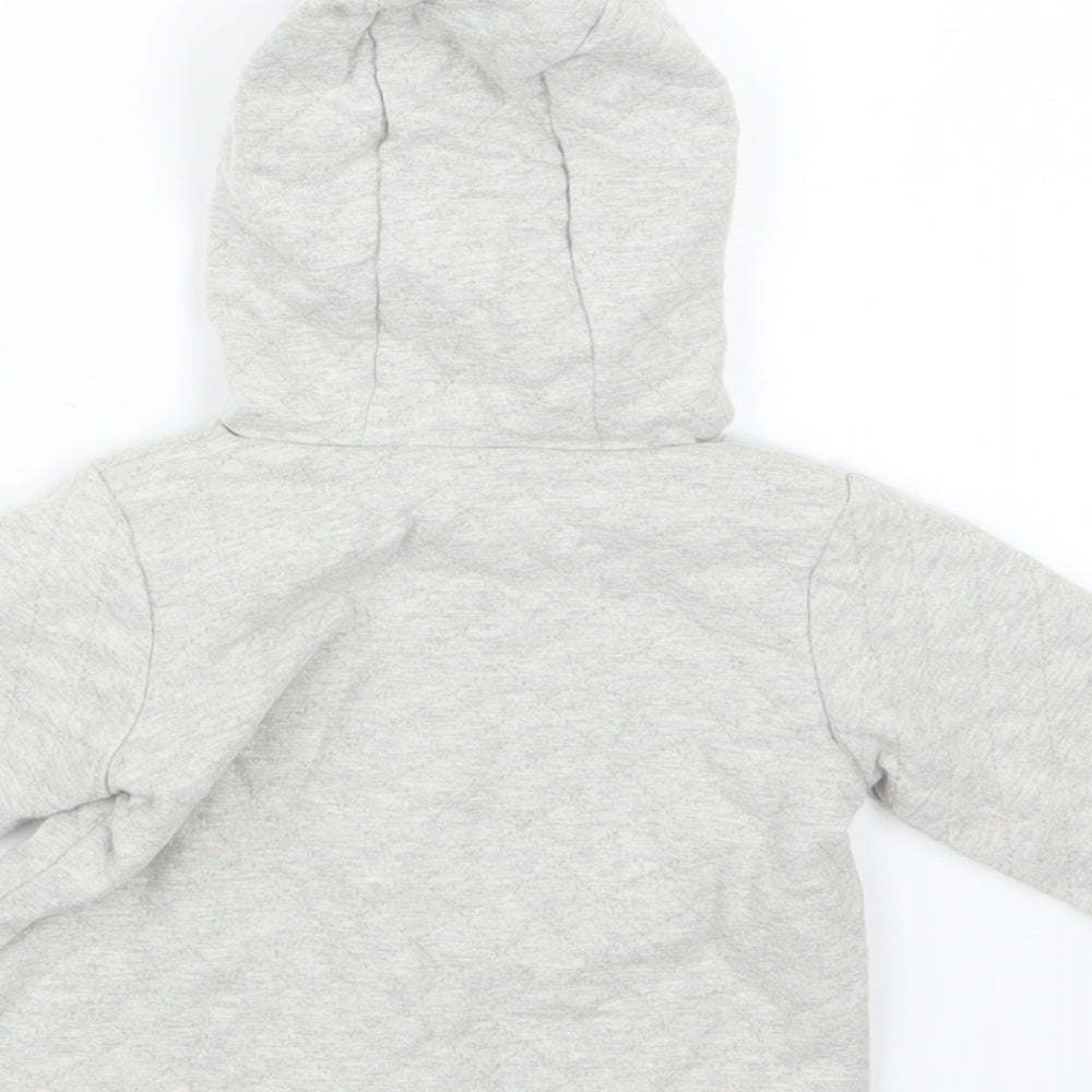 mamas & papas Girls Grey Jacket Size 3-6 Months