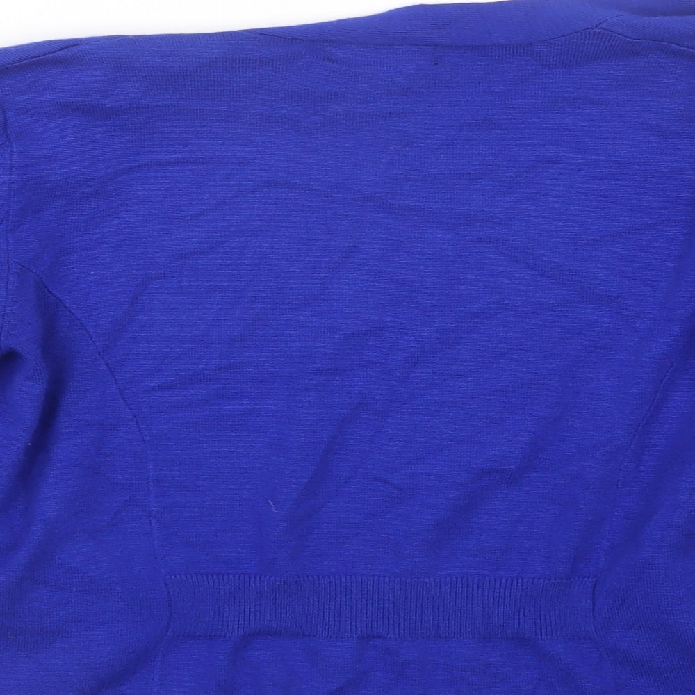 Verve Ami Womens Blue Knit Cardigan Jumper Size S