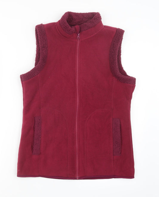 Womens UK Size 8 Crane Pink Gilet