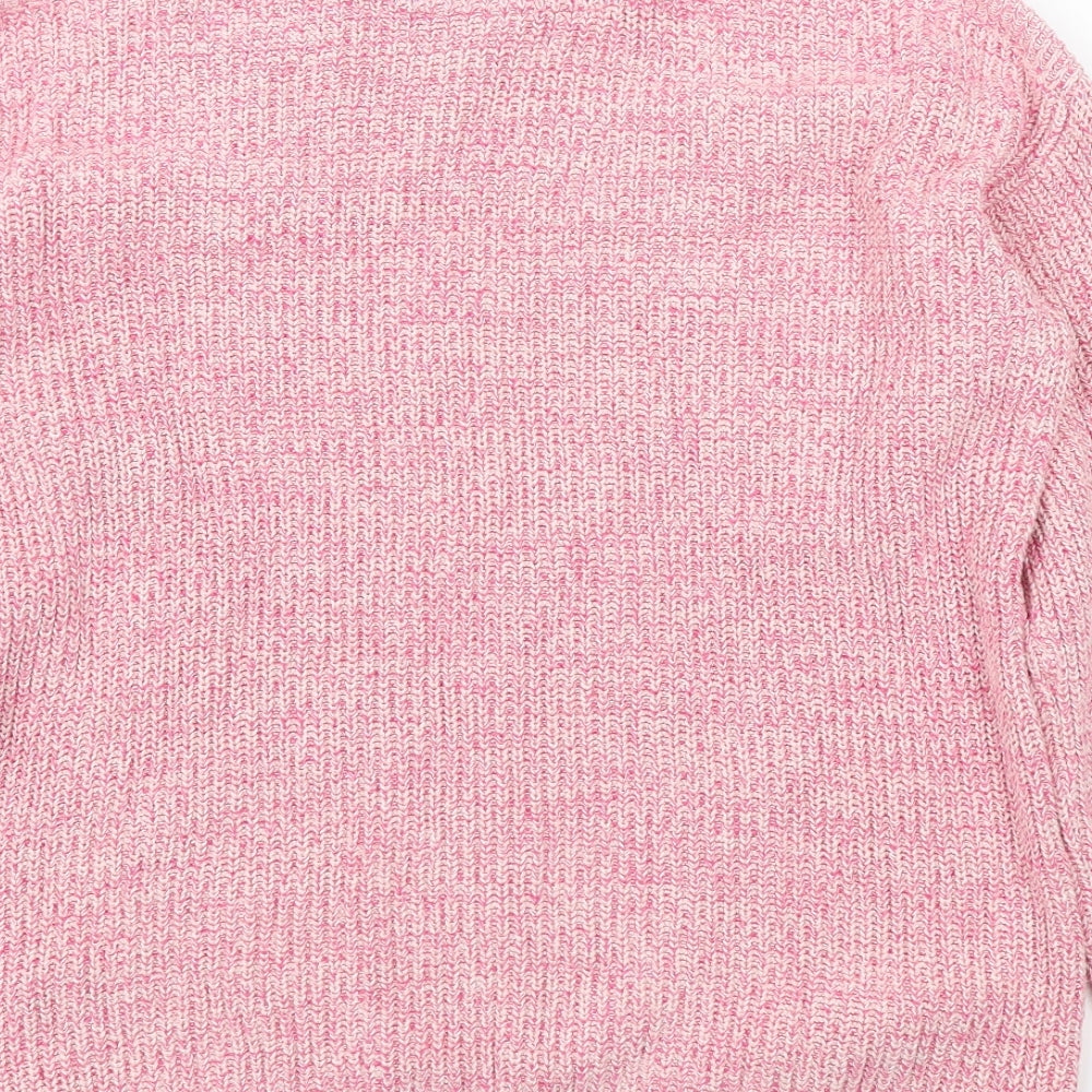 m&s Womens Pink Pullover Jumper Size M