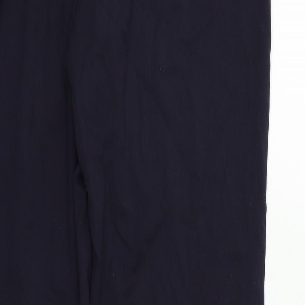 Womens UK Size 12 Marks and Spencer Regular Fit Blue Trousers