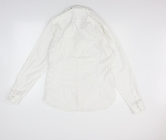 Ventuno Mens White Button-Up Size 16