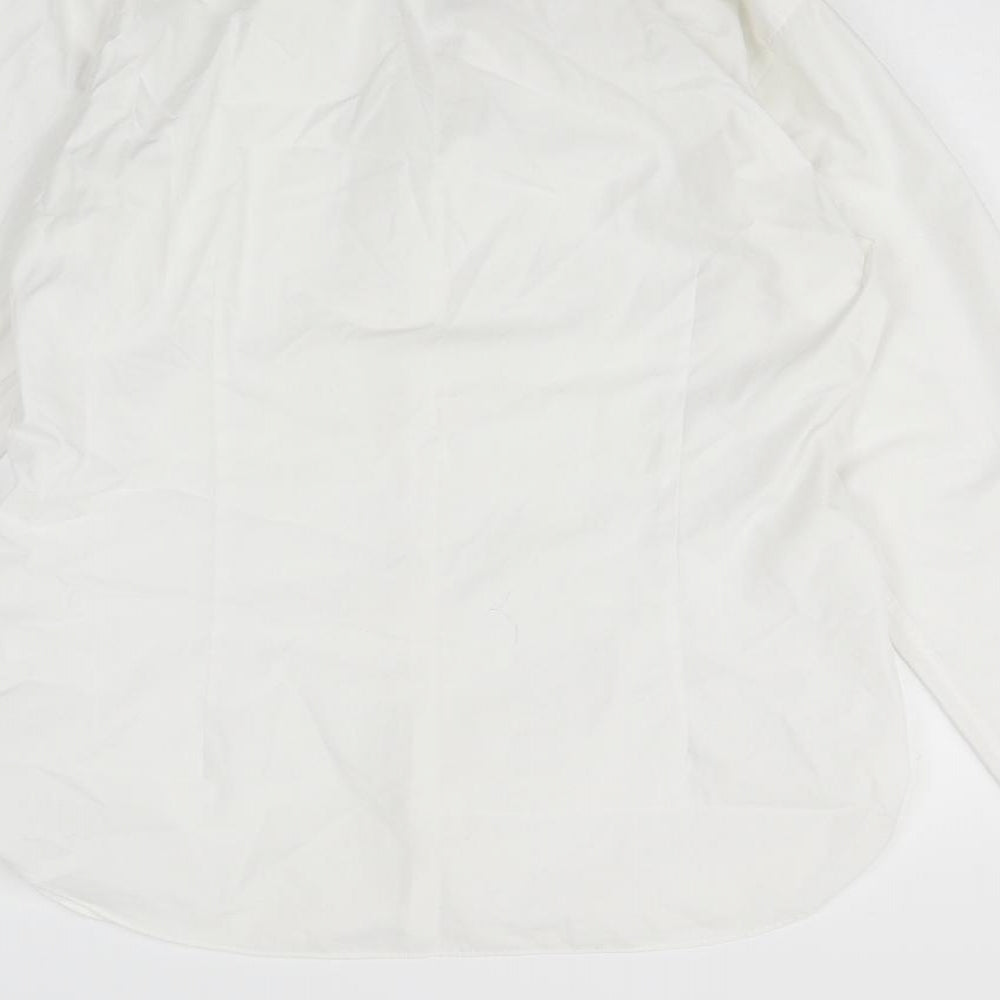 Ventuno Mens White Button-Up Size 16