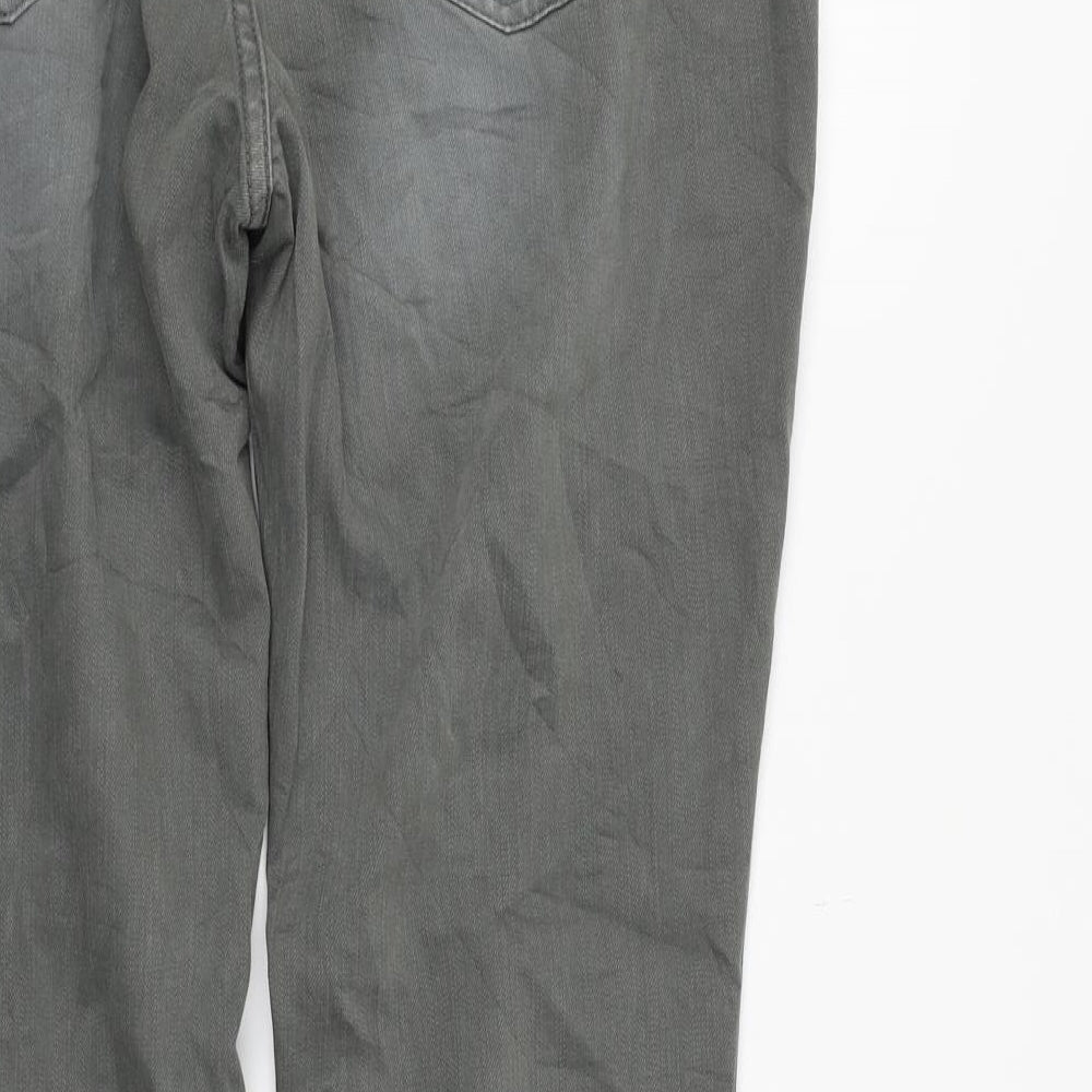 Womens UK Size 14 St oliver Regular Fit Straight Grey Jeans