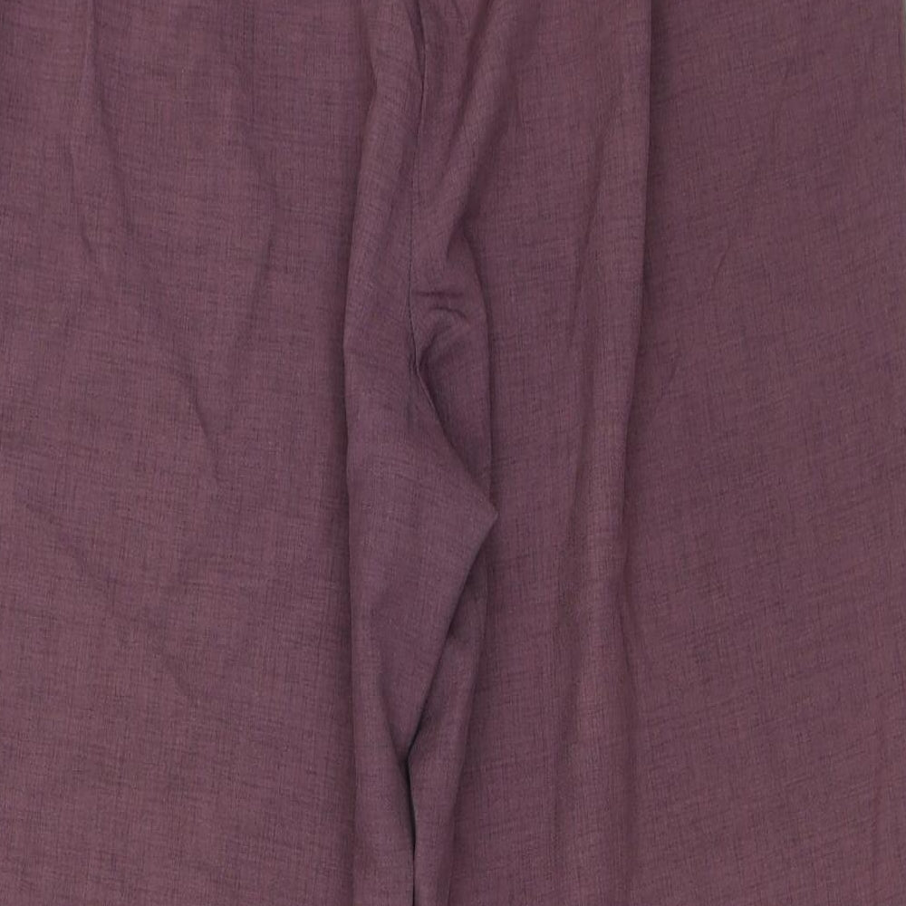 Womens UK Size 18 BHS Regular Fit Purple Trousers