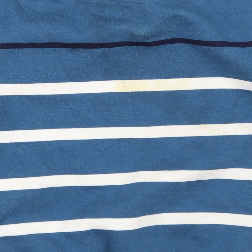 Lotto Boys Blue Striped Pullover Sweatshirt Size S