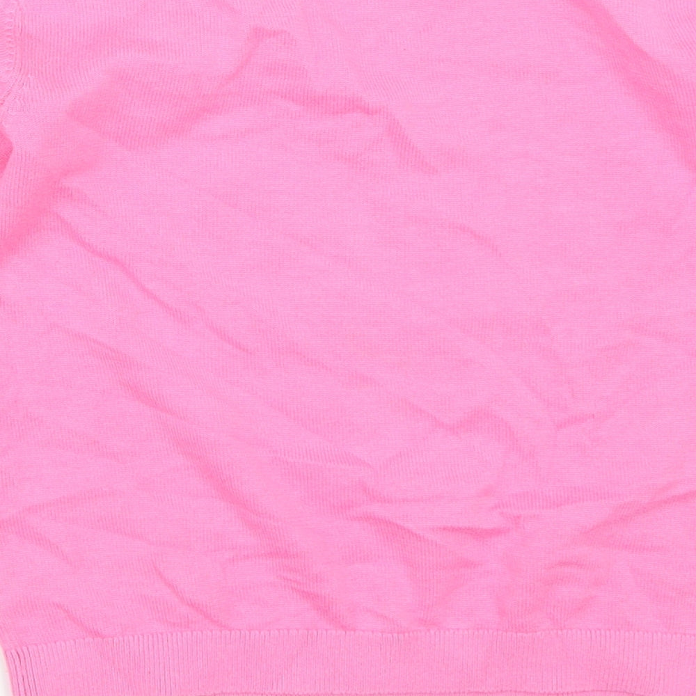 Next Girls Pink Pullover Jumper Size 11 Years