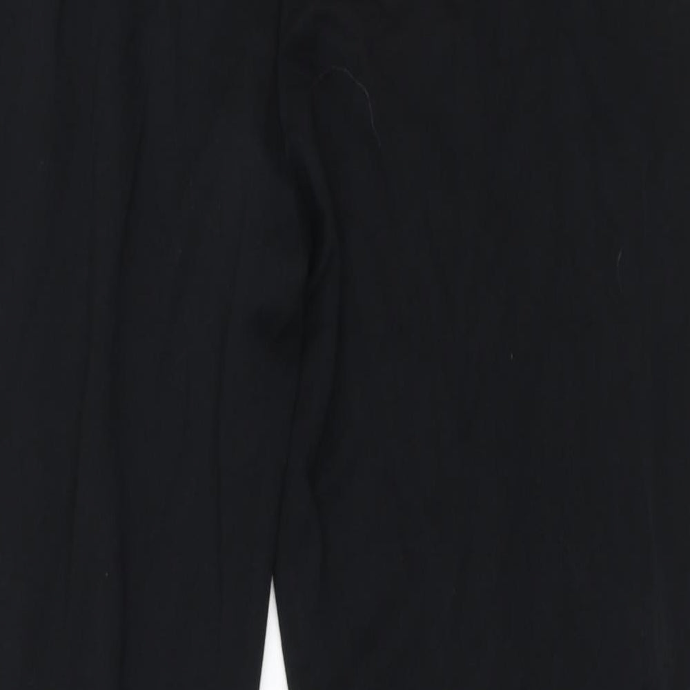 Womens UK Size 16 Marks and Spencer Regular Fit Black Trousers